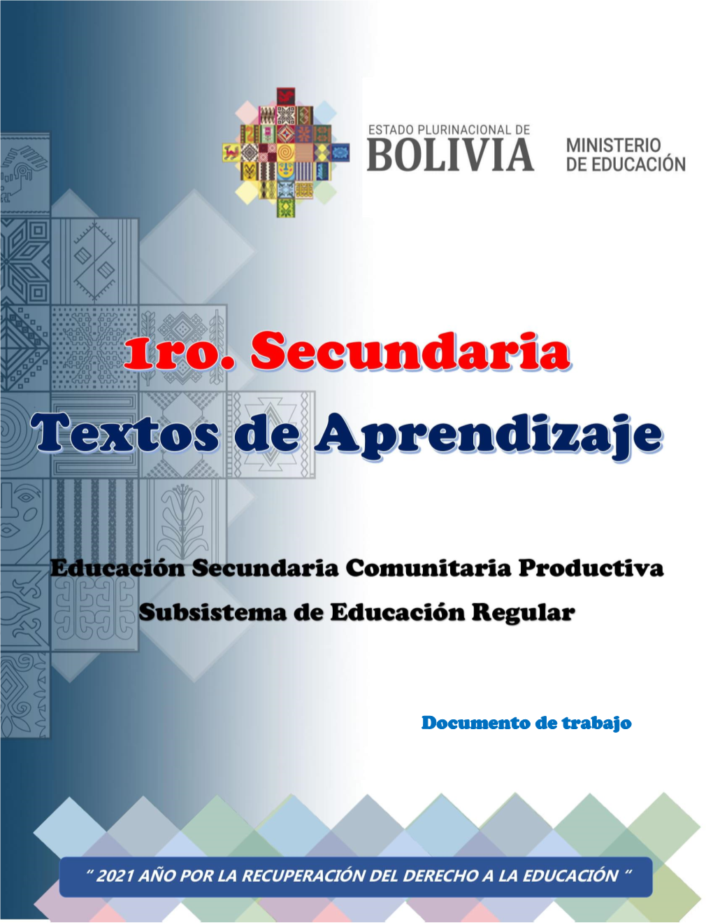 Educación Secundaria Comunitaria Productiva 1Ro