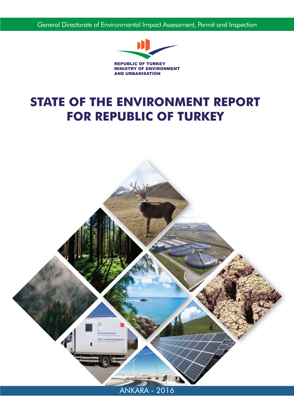 State of the Environment Report for the Republic of Turkey