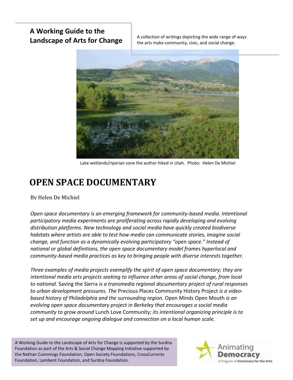 Open Space Documentary