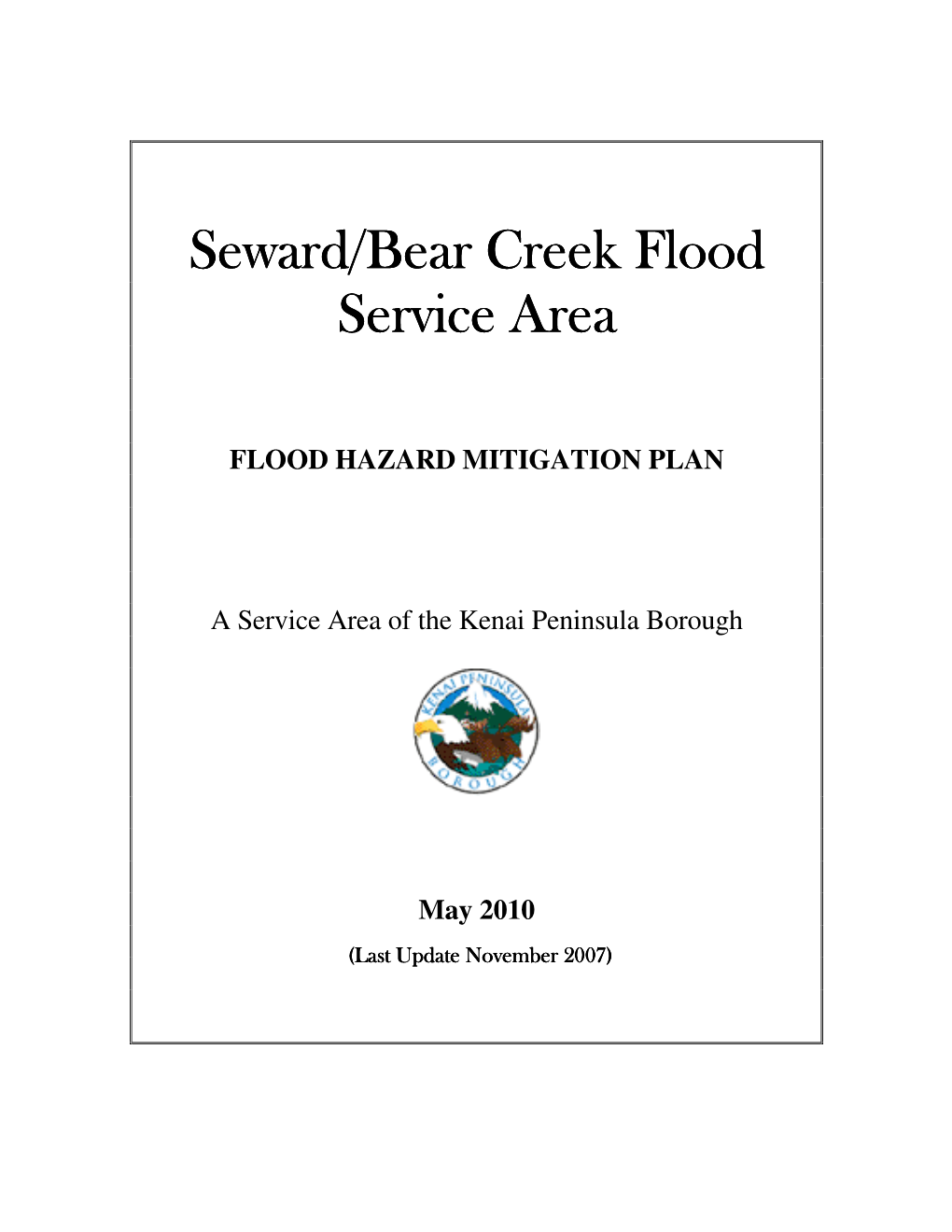 Seward/Bear Creek Flood Service Area Service Area