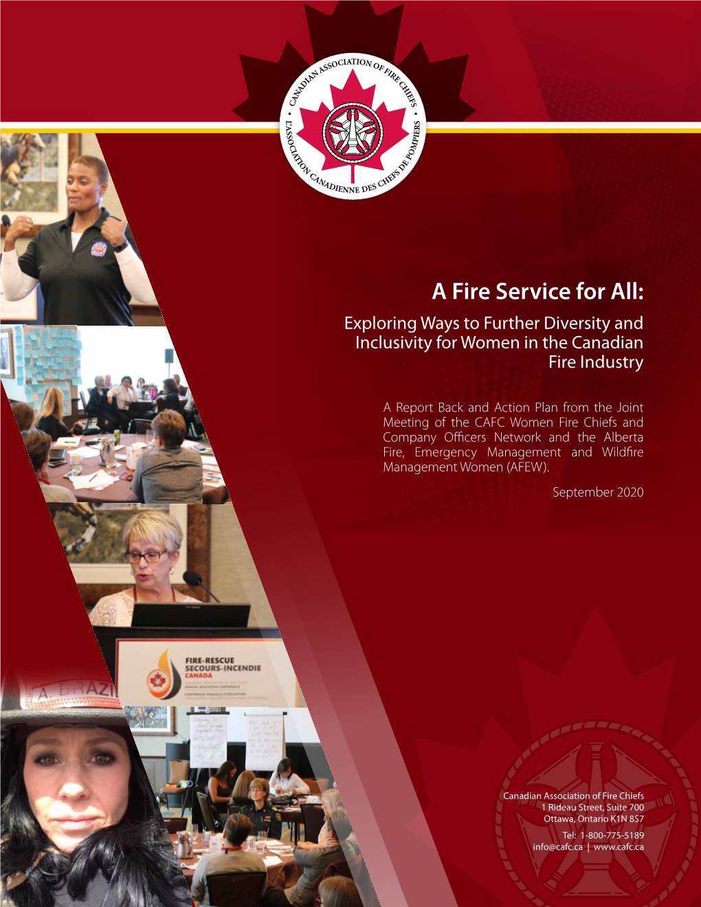 A Fire Service for All: Exploring Ways to Further Diversity and Inclusivity for Women in the Canadian Fire Industry