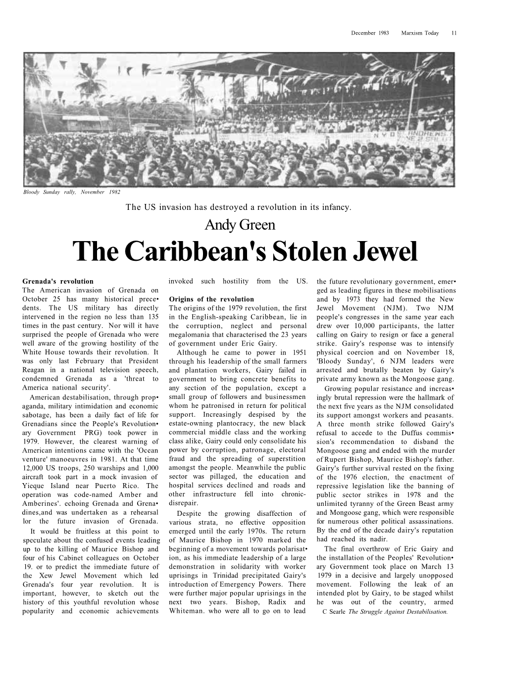 The Caribbean's Stolen Jewel