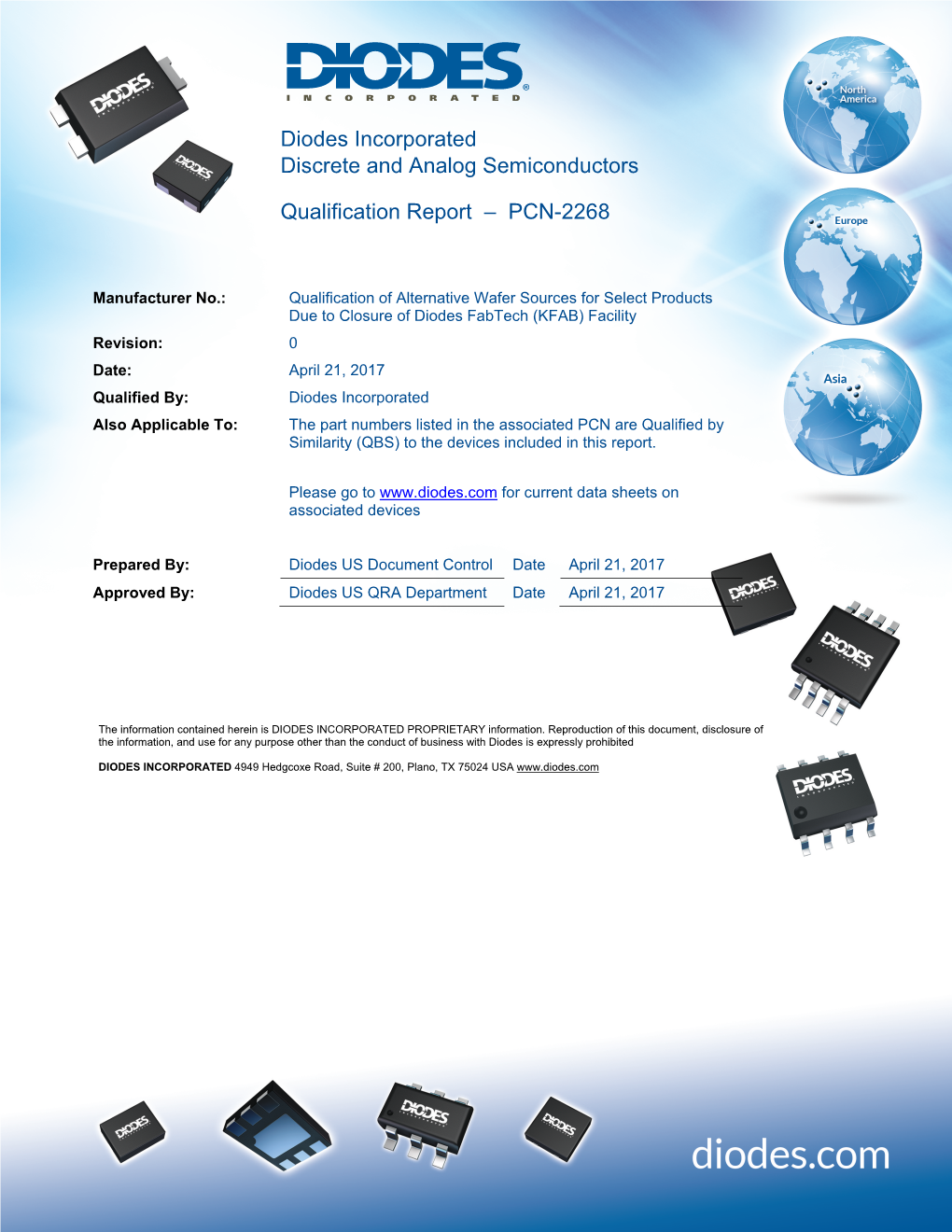 Diodes Incorporated Discrete and Analog Semiconductors