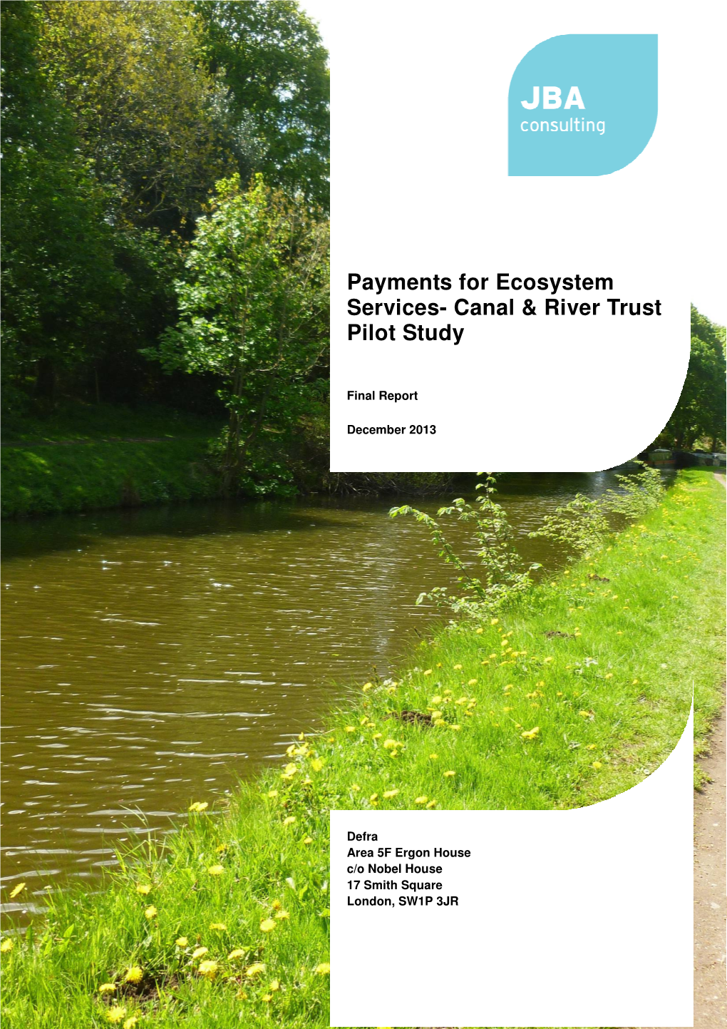 Payments for Ecosystem Services- Canal & River Trust Pilot Study