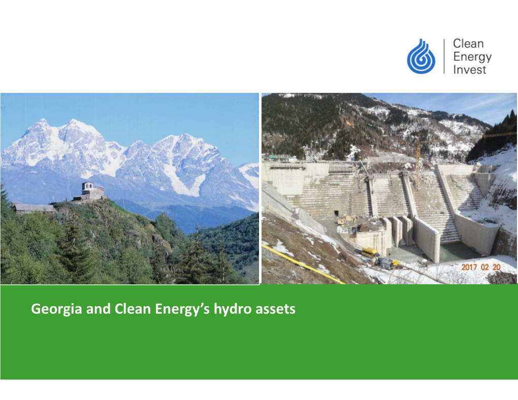 Georgia and Clean Energy's Hydro Assets