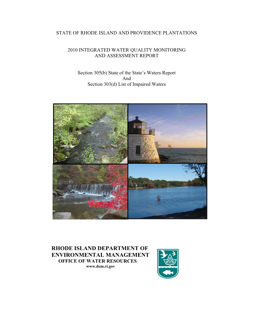 2010 Integrated Water Quality Monitoring and Assessment Report