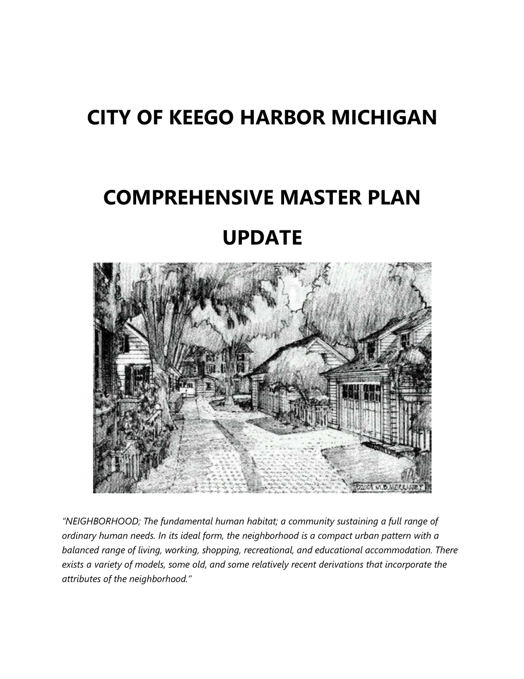 Master Plan Update