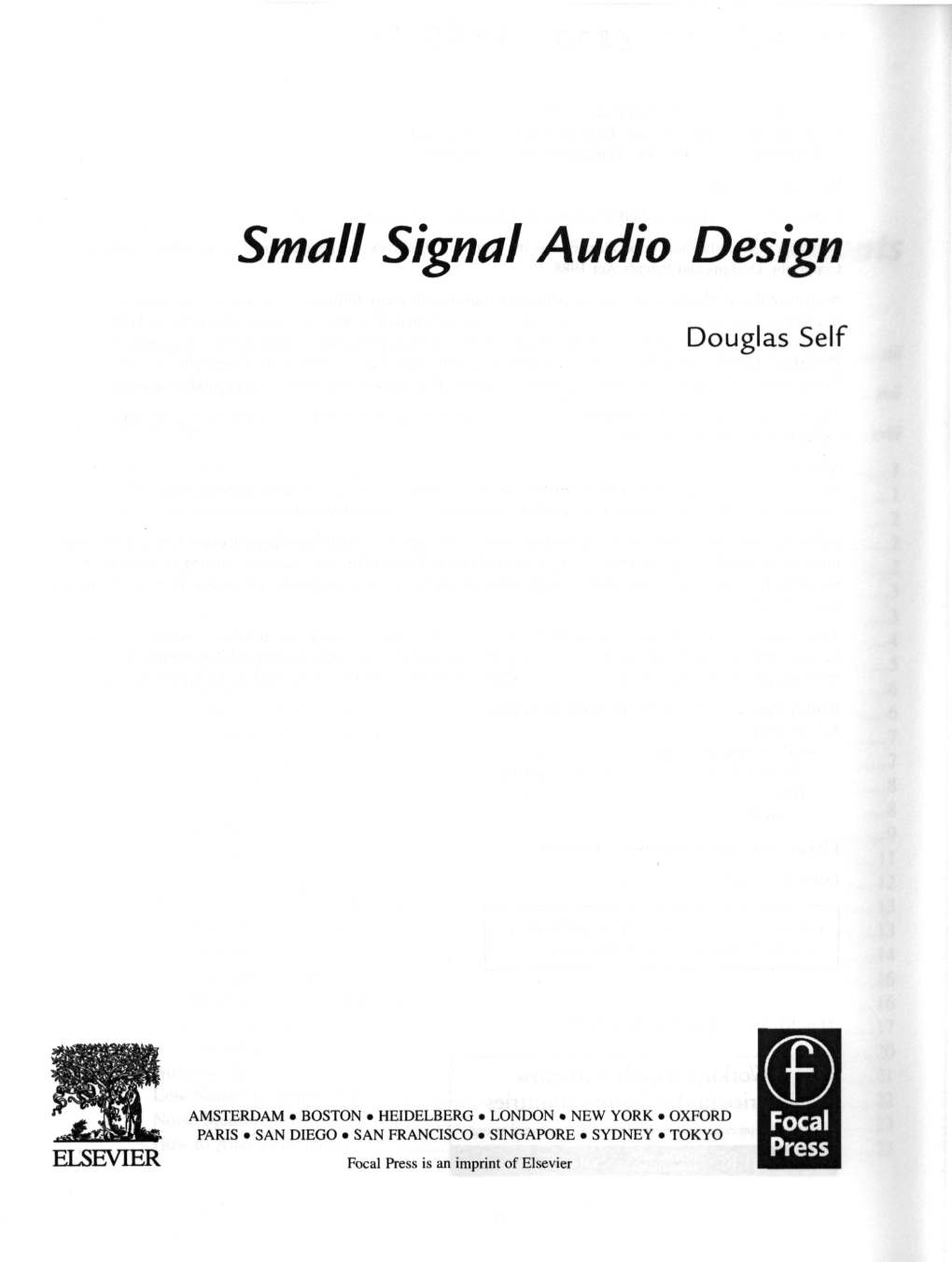 Small Signal Audio Design