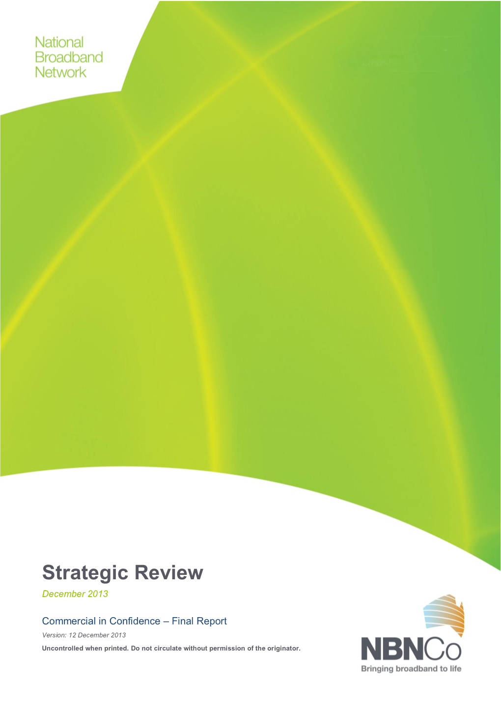 Strategic Review December 2013