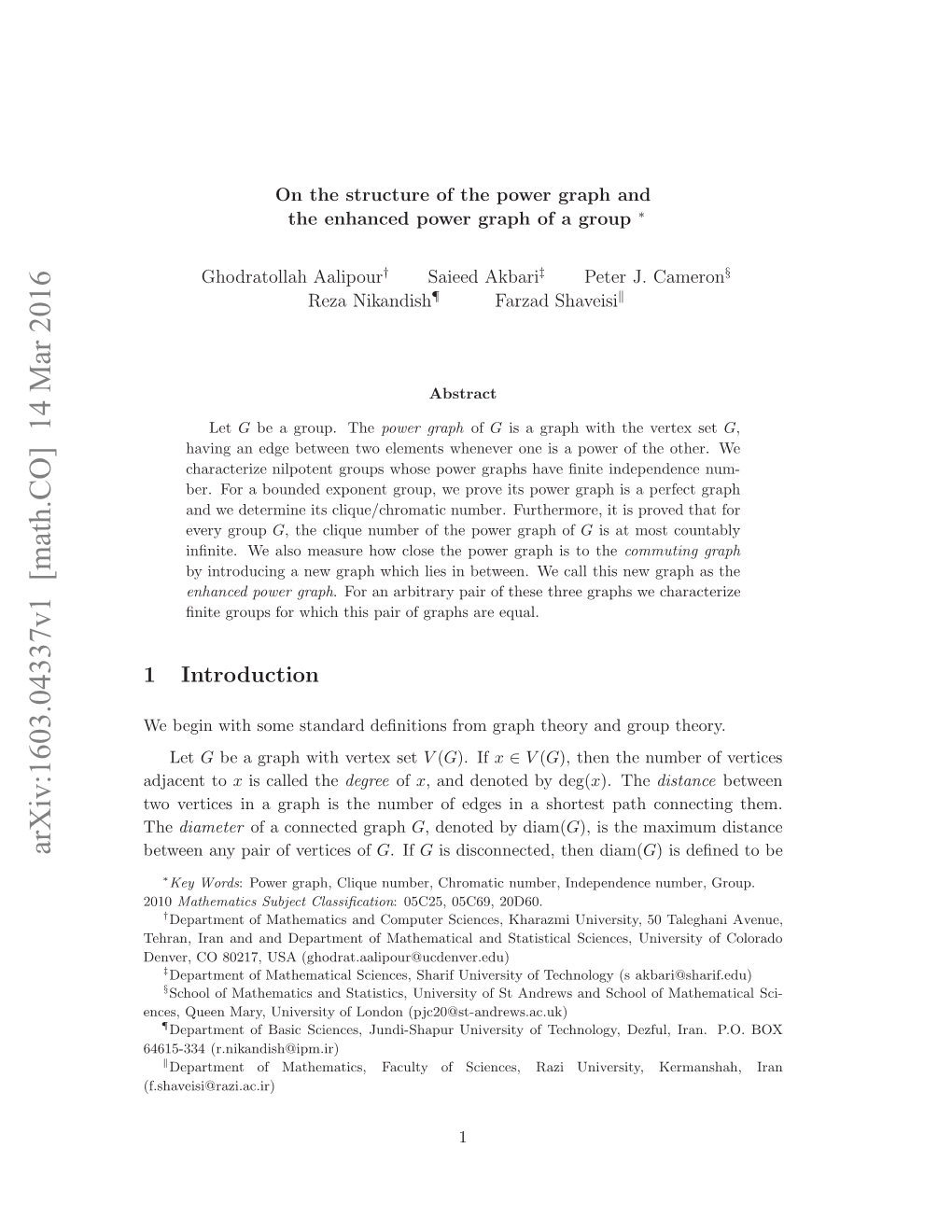 On the Structure of the Power Graph and the Enhanced Power Graph of a Group