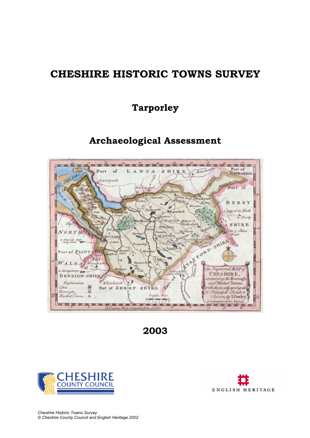 Tarporley Archaeological Assessment