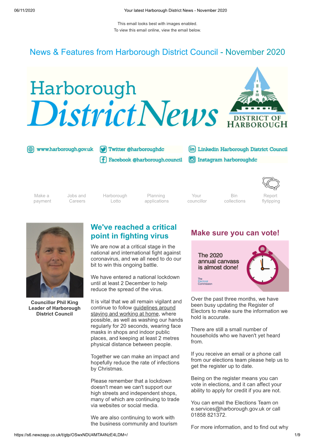 News & Features from Harborough