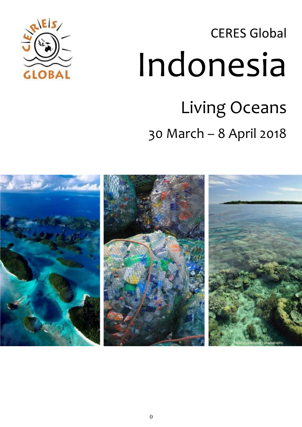 Living Oceans 30 March – 8 April 2018