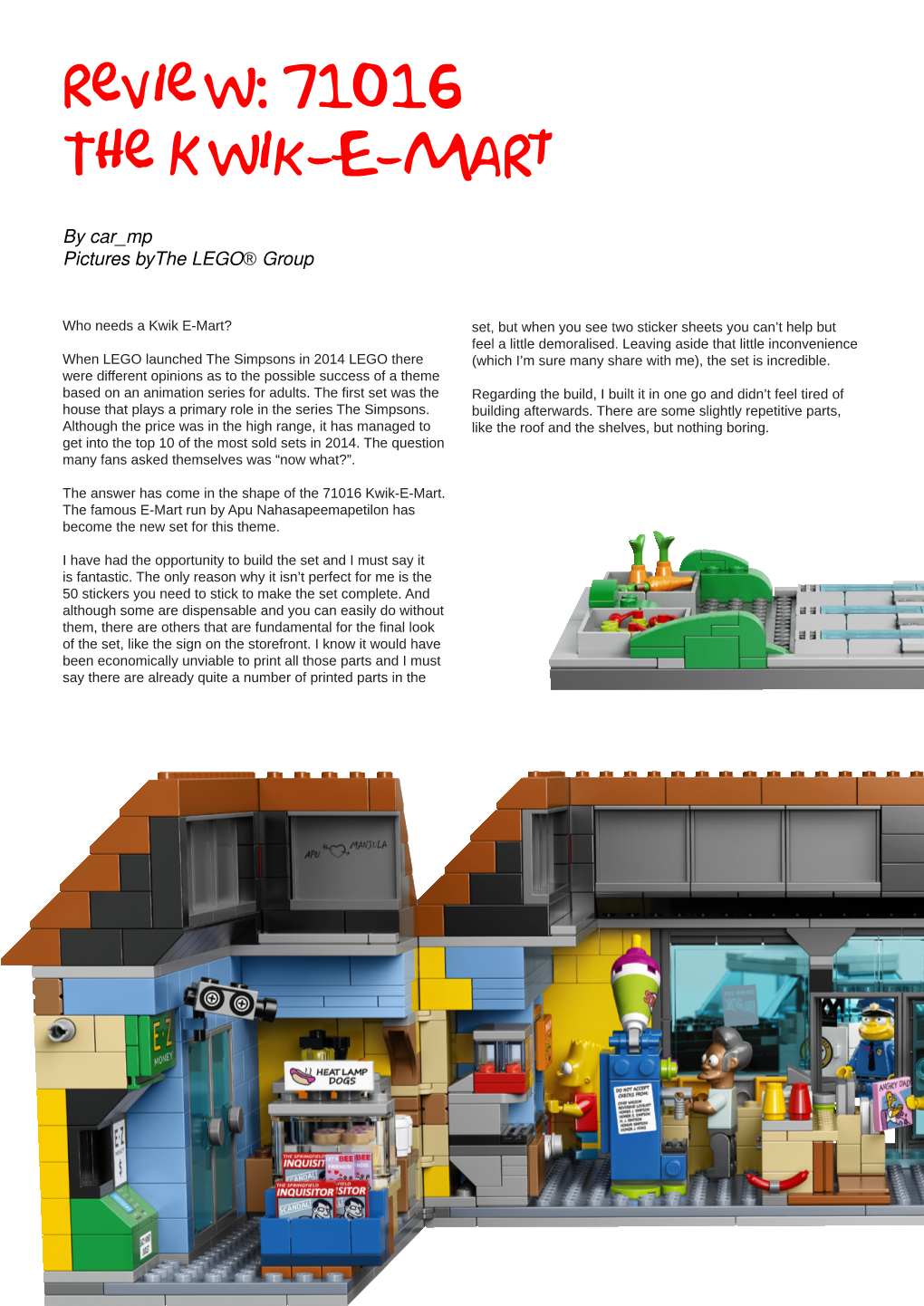 View: 71016 the Kwik-E-Mart