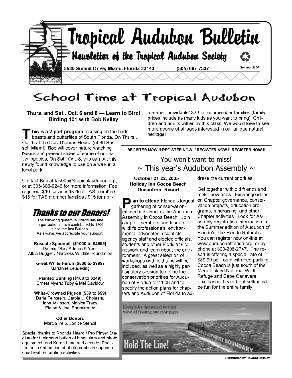 School Time at Tropical Audubon
