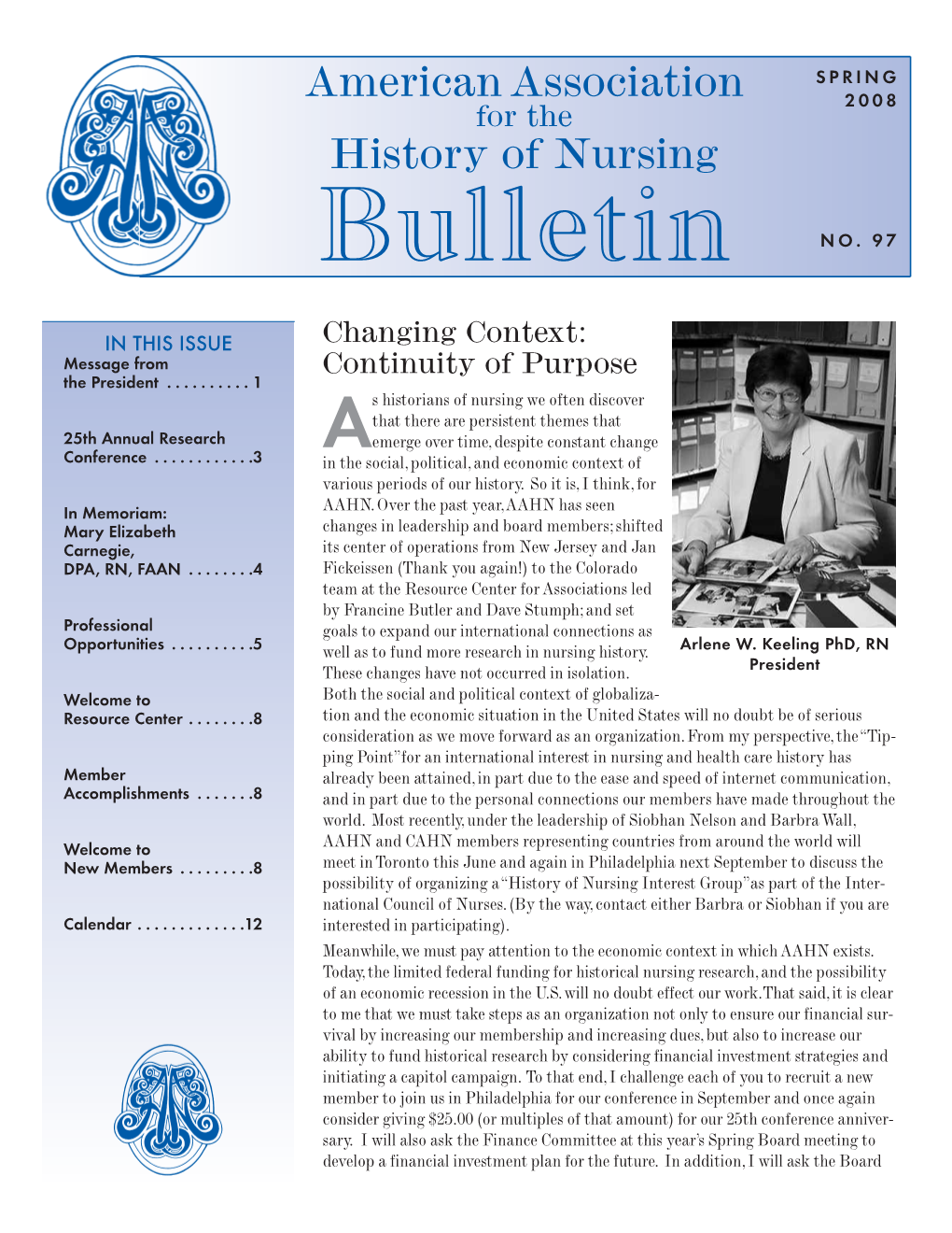 Spring 2008 Bulletin