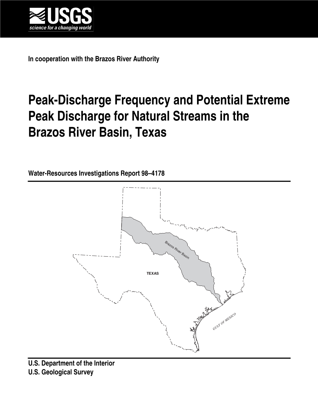 USGS Water-Resources Investigations Report 98–4178