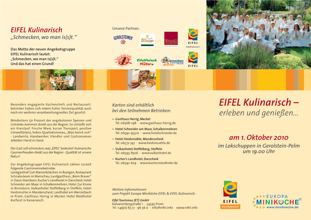 EIFEL Kulinarisch –