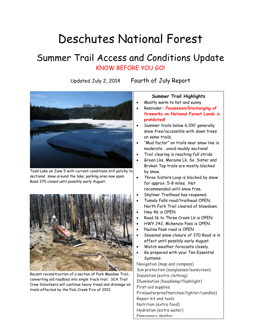 Deschutes National Forest