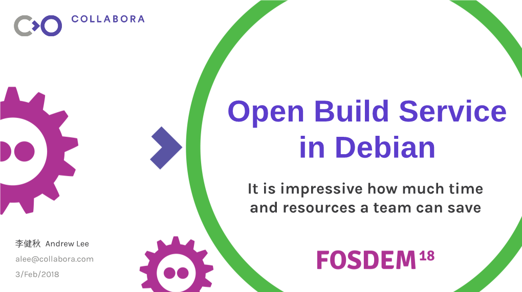 Collabora Open Build Service in Debian