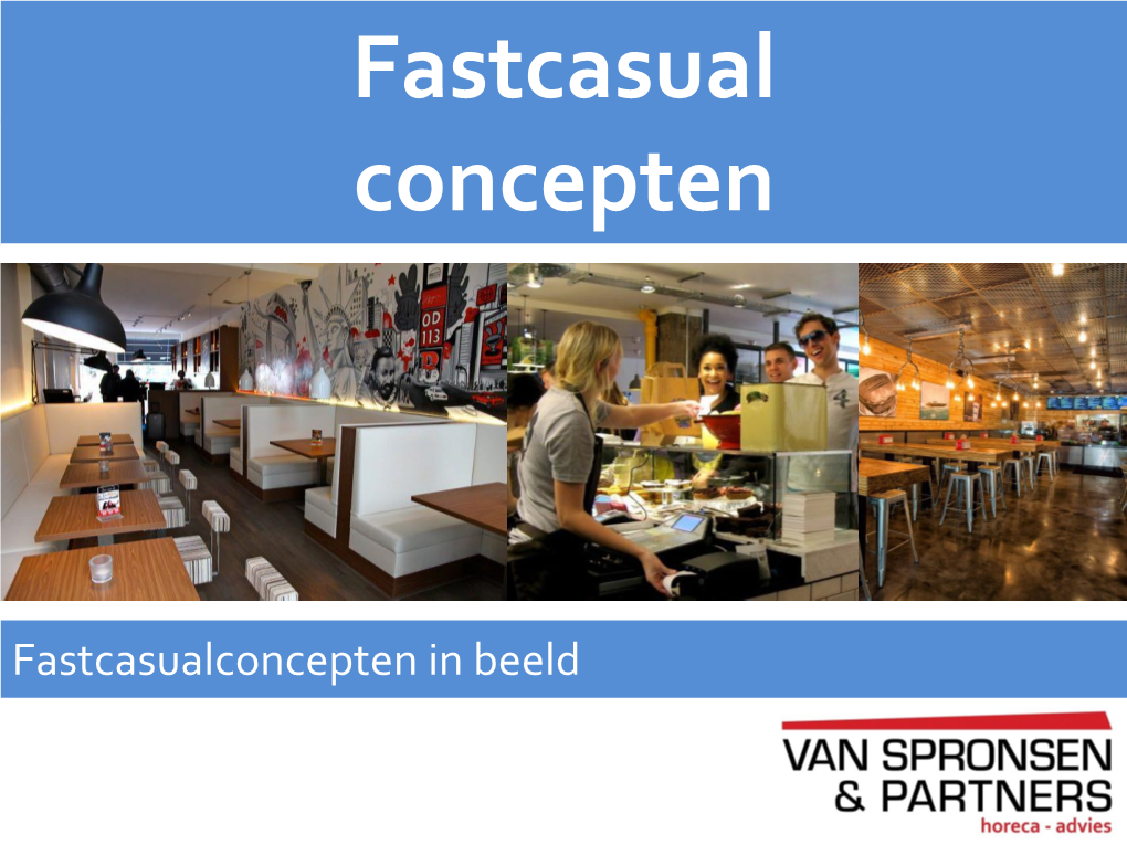 Fastcasual Concepten