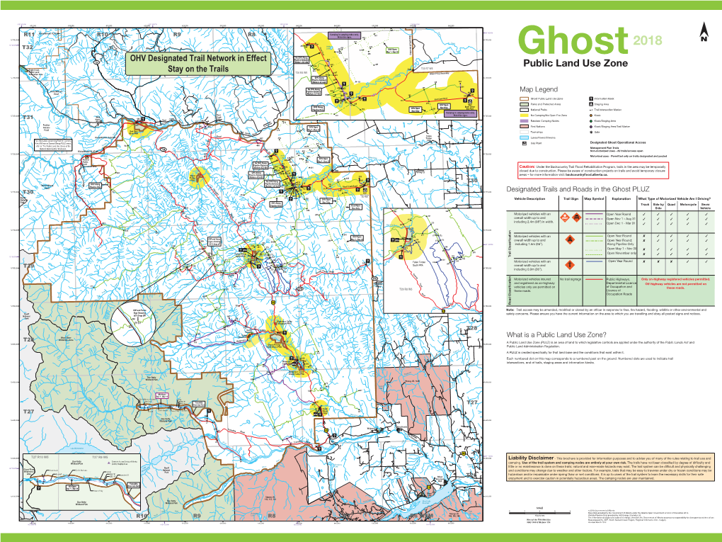 Ghost Public Land Use Zone Information Kiosk 324 Mouse Stud Creek Road 317 313