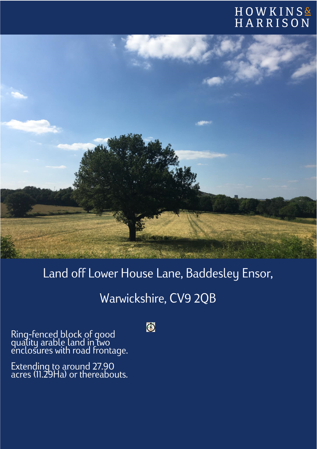Land Off Lower House Lane, Baddesley Ensor, Warwickshire, CV9 2QB