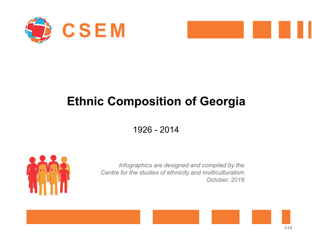 Ethnic Composition of Georgia