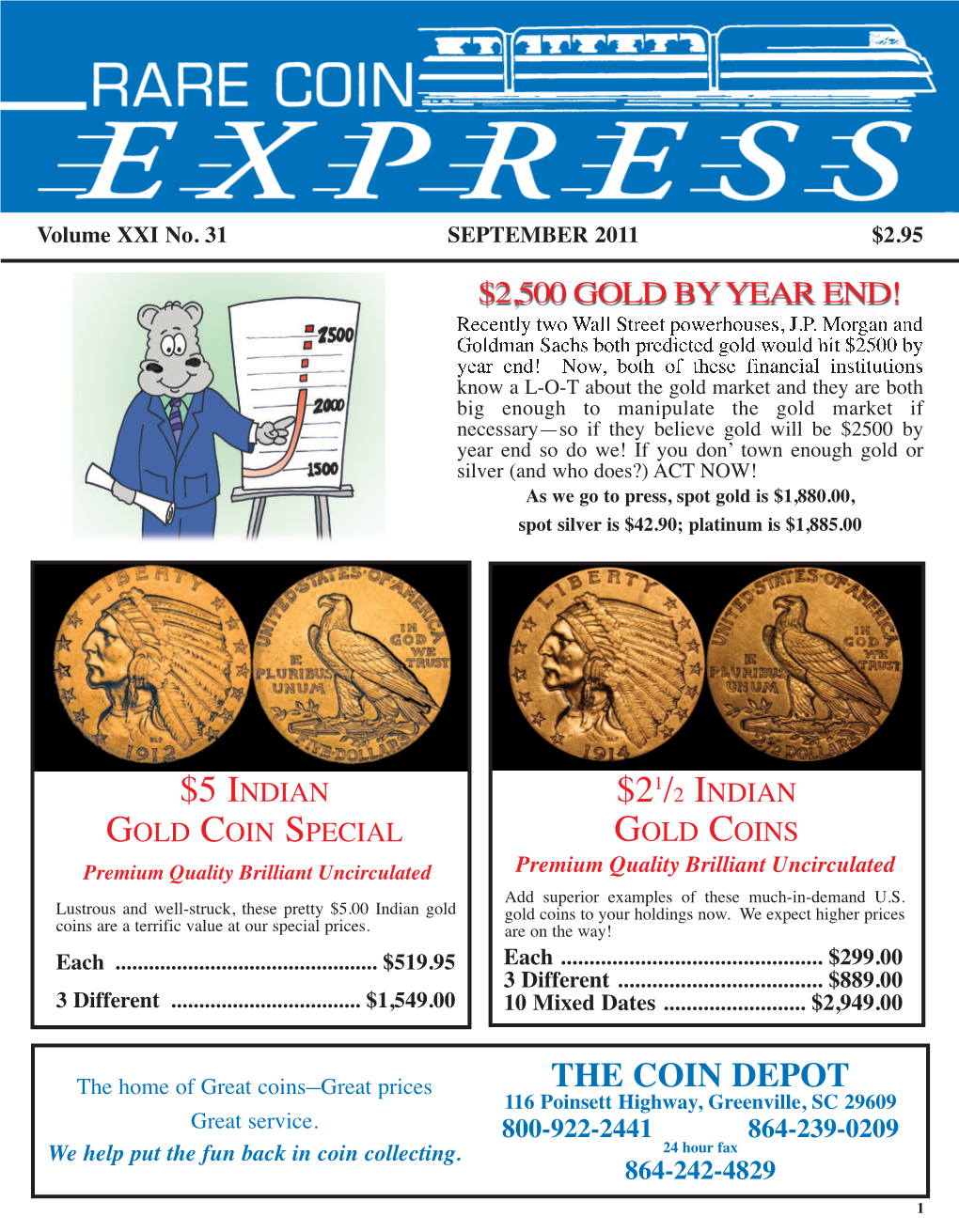 The Coin Depot September 2011.Pdf