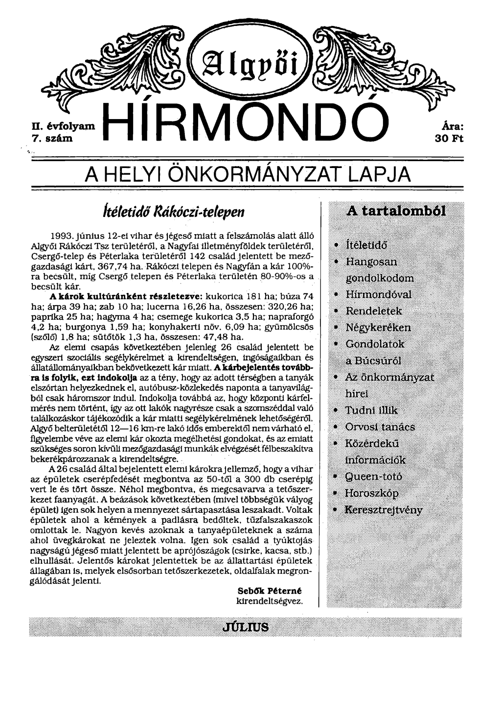 Algyői Hírmondó