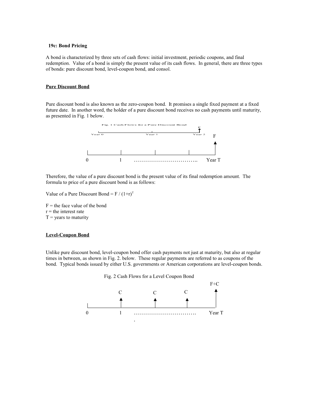 19C: Bond Pricing