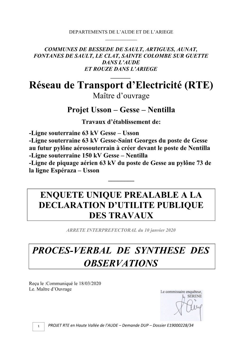 12 Pv Synthese Observations Ep Avec Reponses Rte Projet Usson