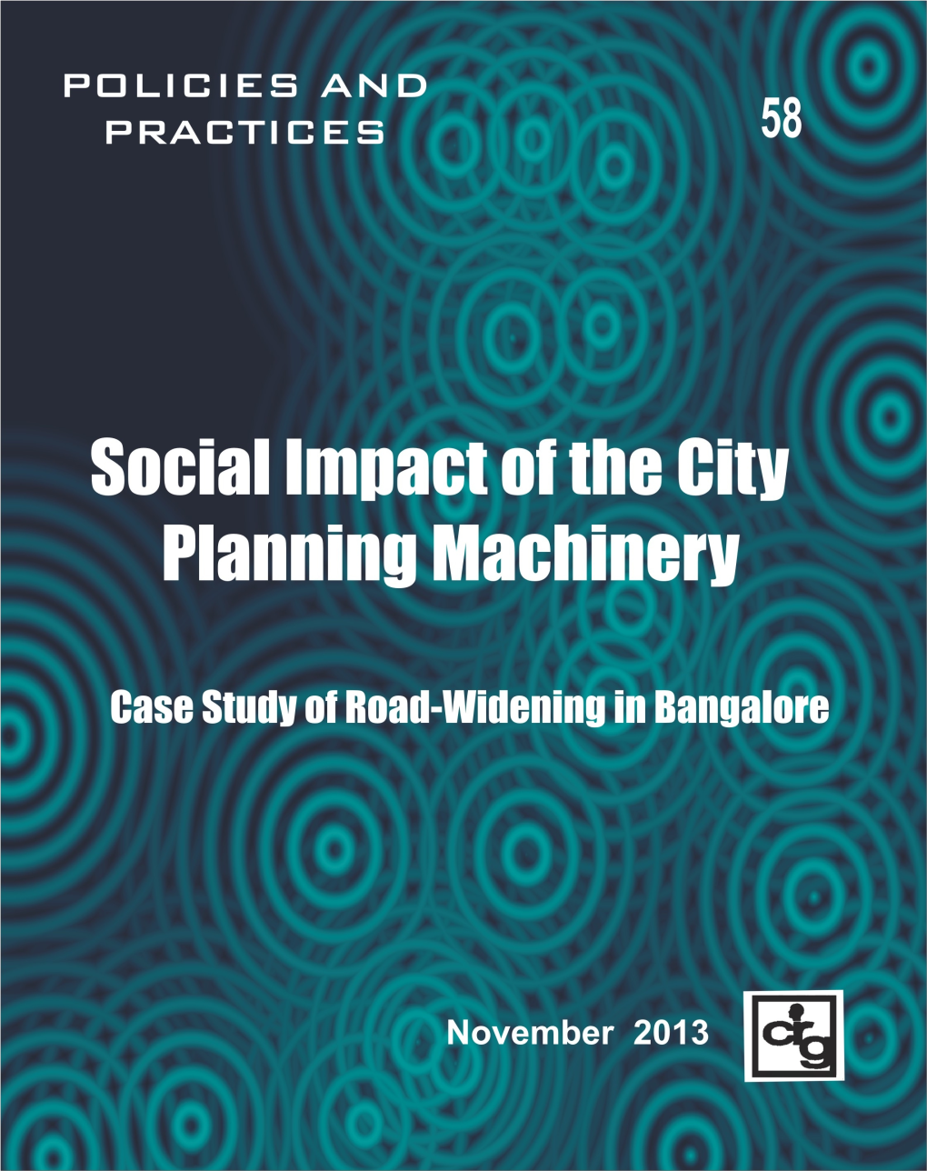 Case Study of Road-Widening in Bangalore