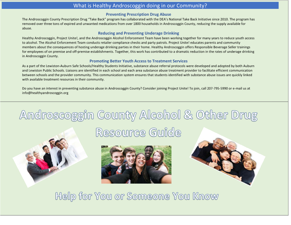 Substance Use Resource Guide