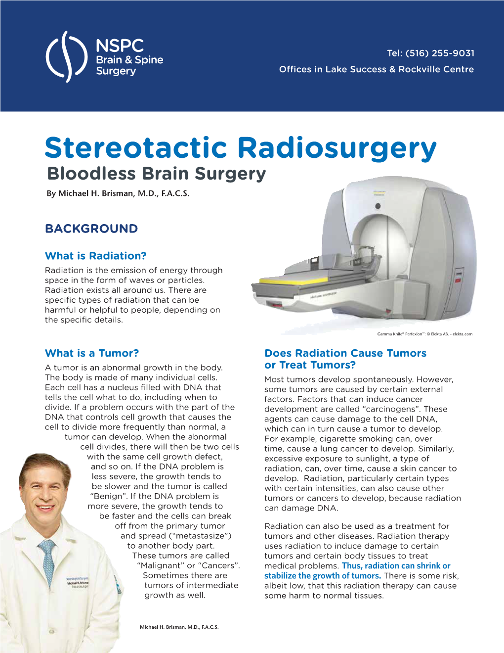 Bloodless Brain Surgery Newsletter