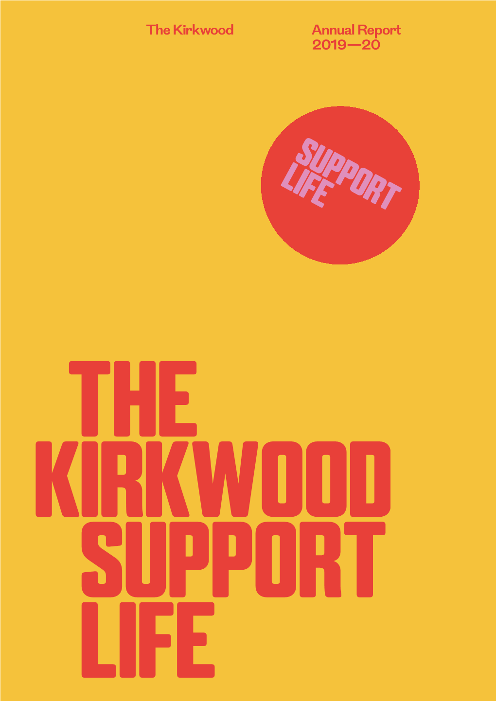 The Kirkwood Annual Report 2019—20