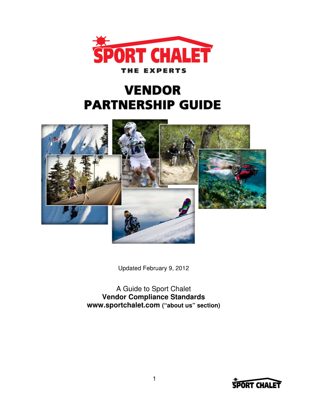 A Guide to Sport Chalet Vendor Compliance Standards (“About Us” Section)