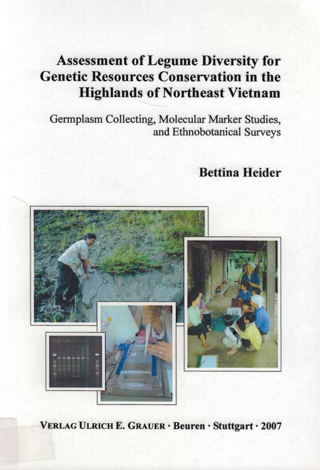 Assessment of Legume Diversity for Genetic Resources Conservation in the Highlands of Northeast Vietnam