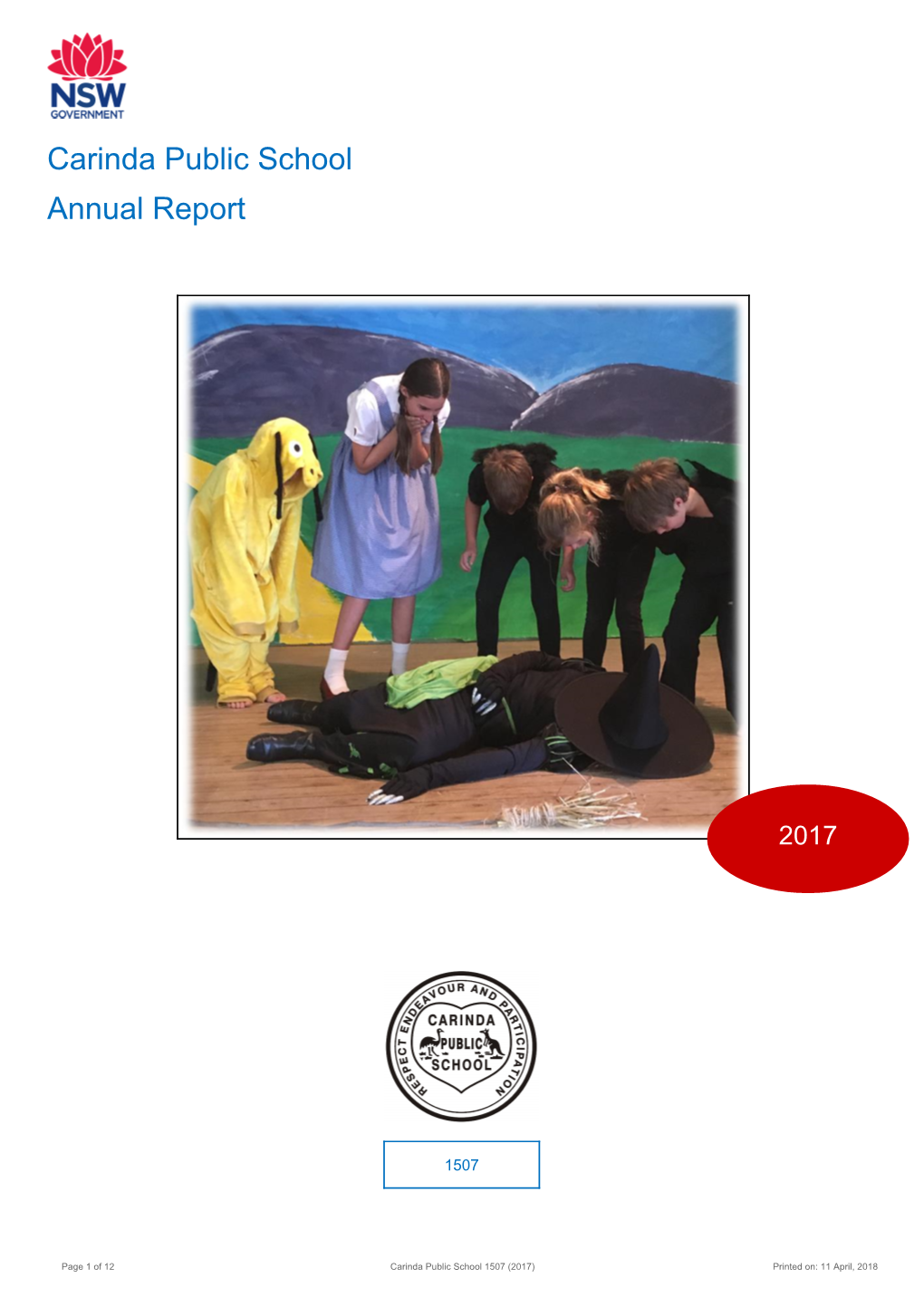 2017 Carinda Public School Annual Report