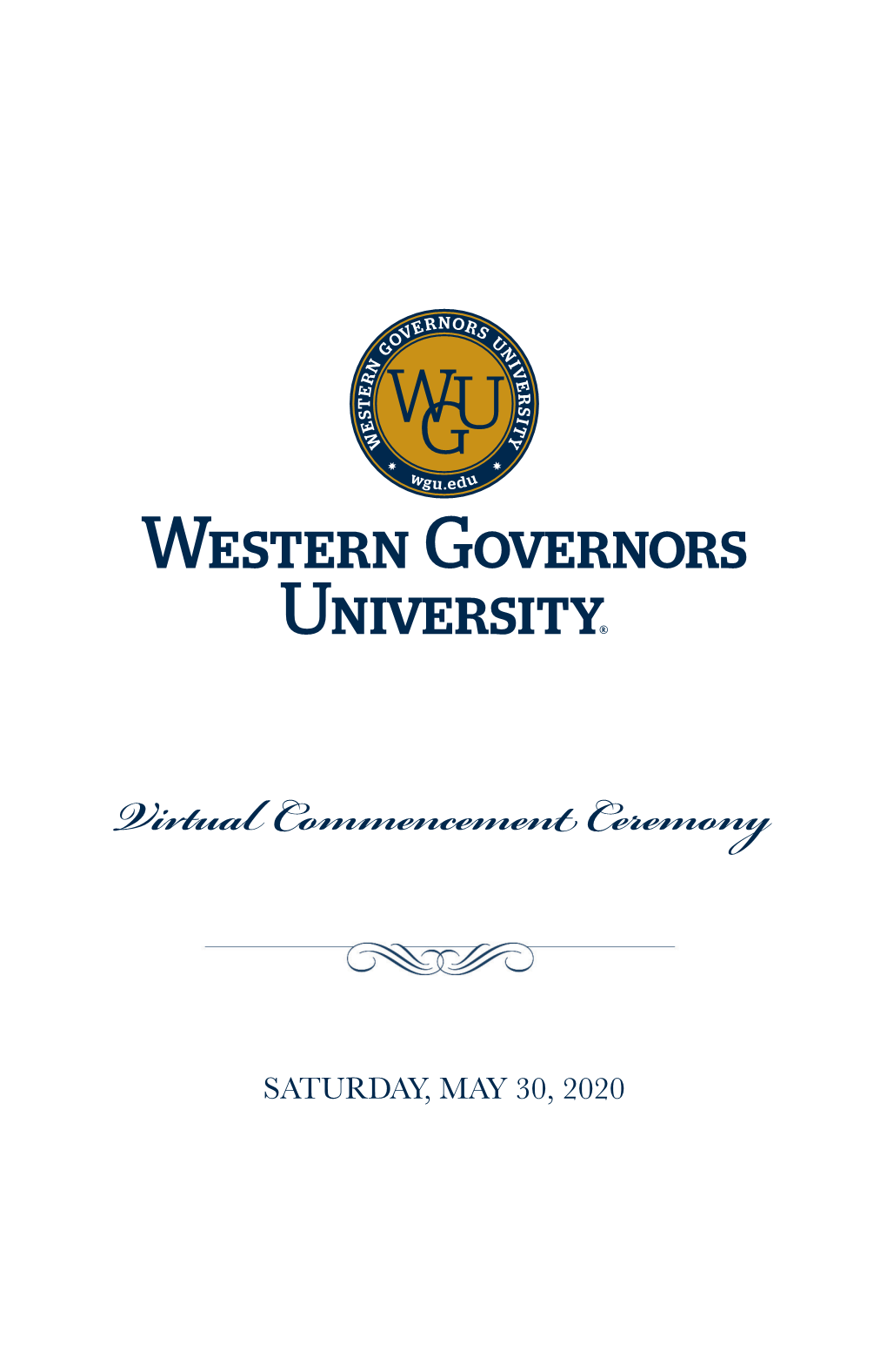 Virtual Commencement Ceremony