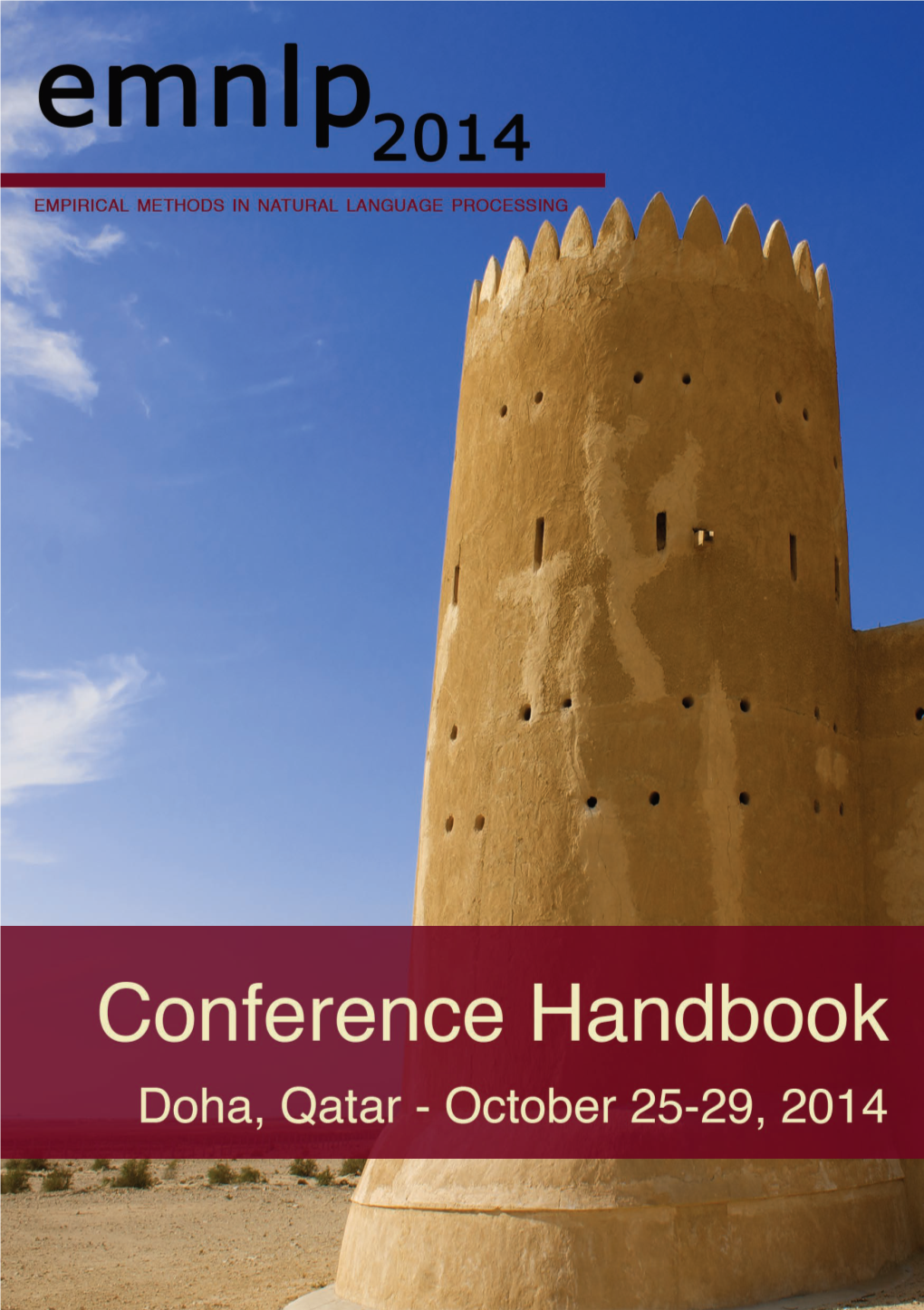 Conference Handbook Editor Lluís Màrquez, Qatar Computing Research Institute