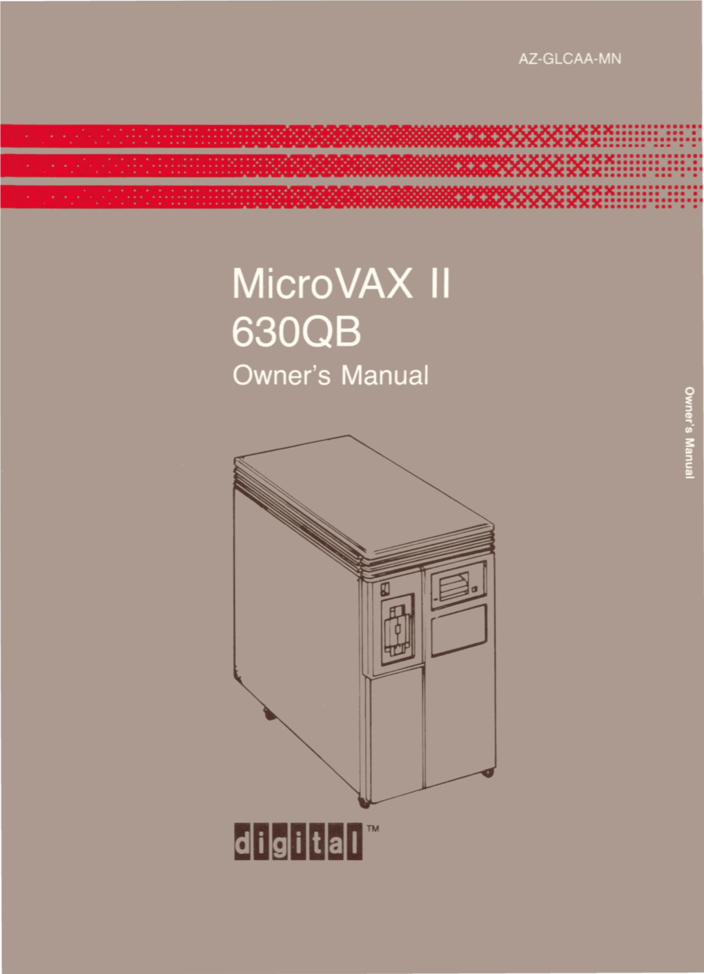 AZ-GLCAA-MN Microvax II 630QB Owner's Manual.Pdf