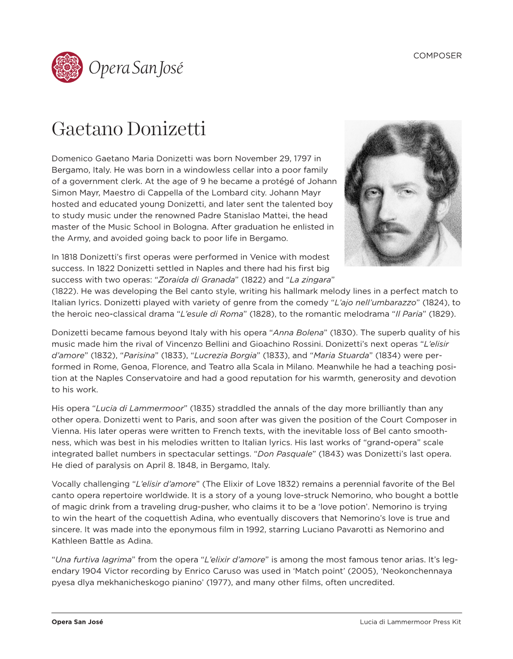 Gaetano Donizetti