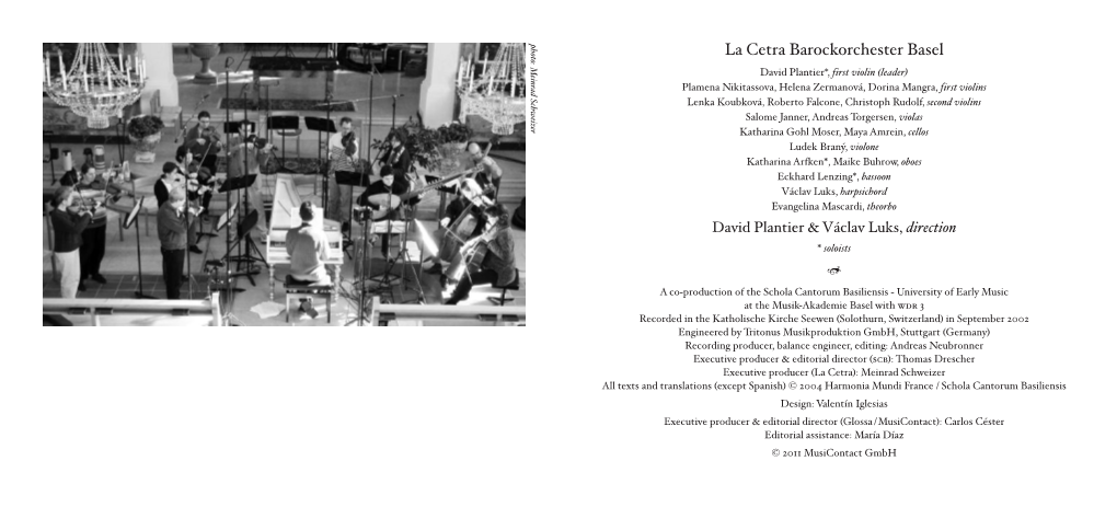 La Cetra Barockorchester Basel T O