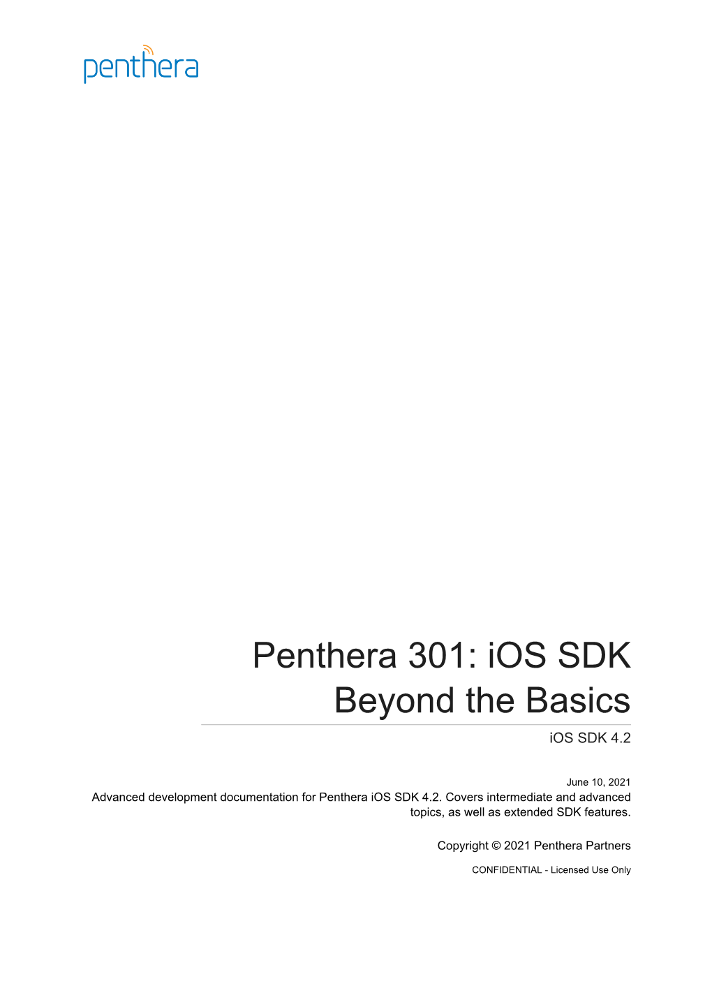 Ios SDK Beyond the Basics Ios SDK 4.2