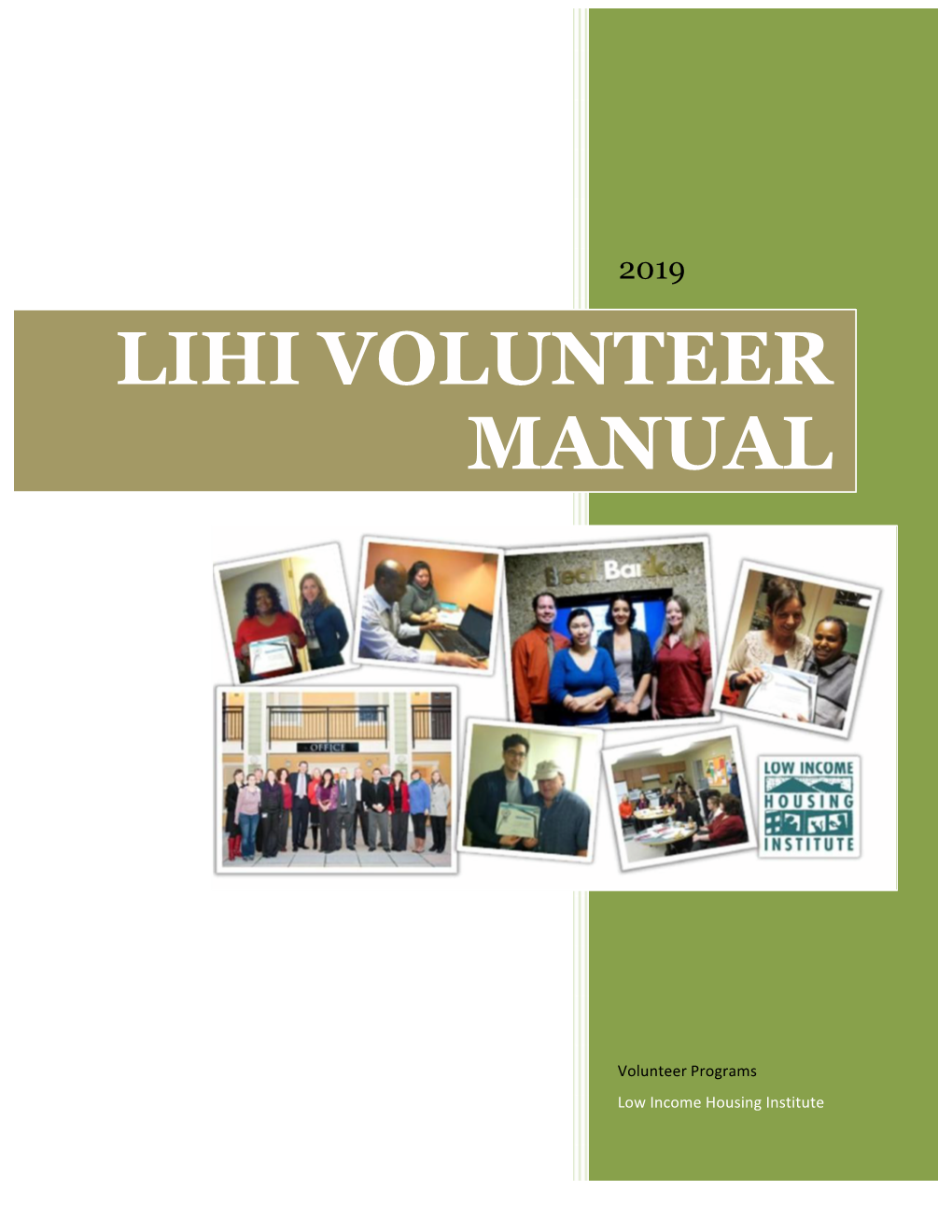 Lihi Volunteer Manual