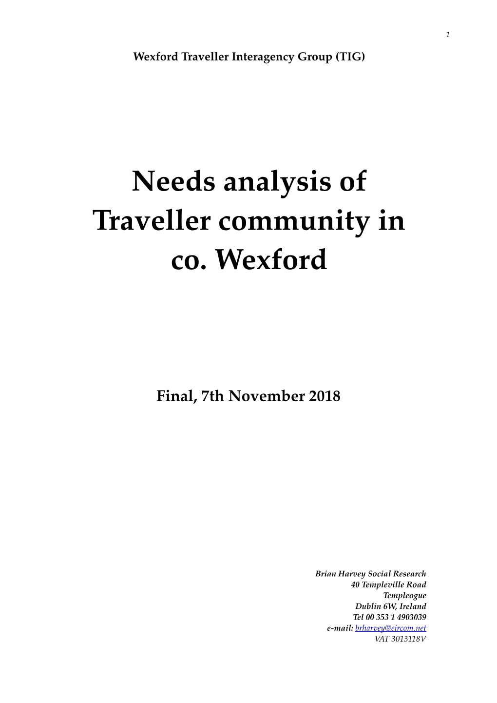 Wexford Ts the Report