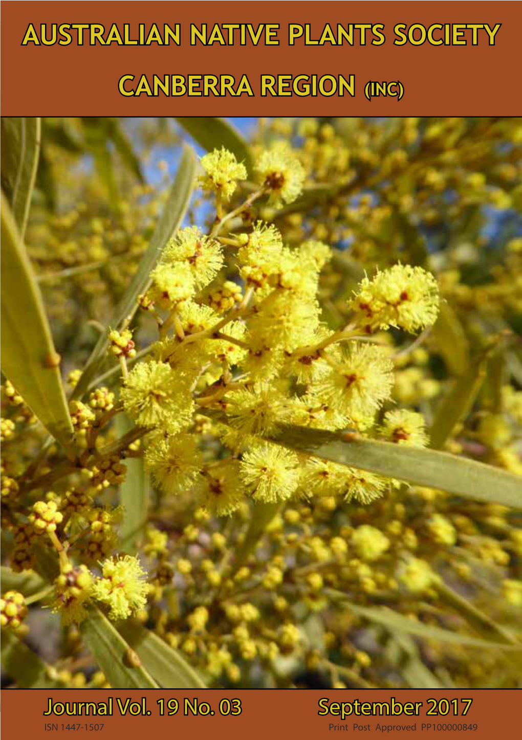 Australian Native Plants Society Canberra Region (Inc)