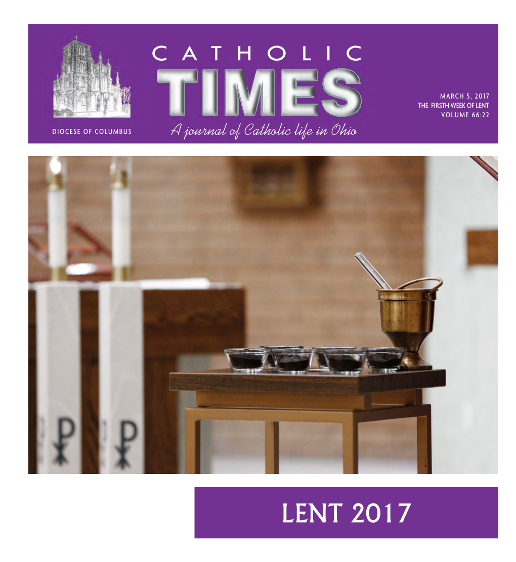 LENT 2017 2 Catholic Times March 5, 2017