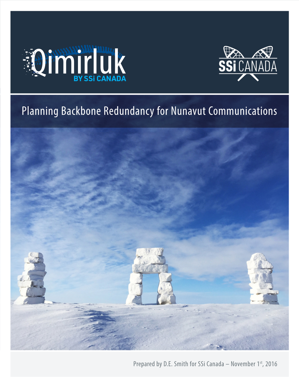 Planning Backbone Redundancy for Nunavut Communications